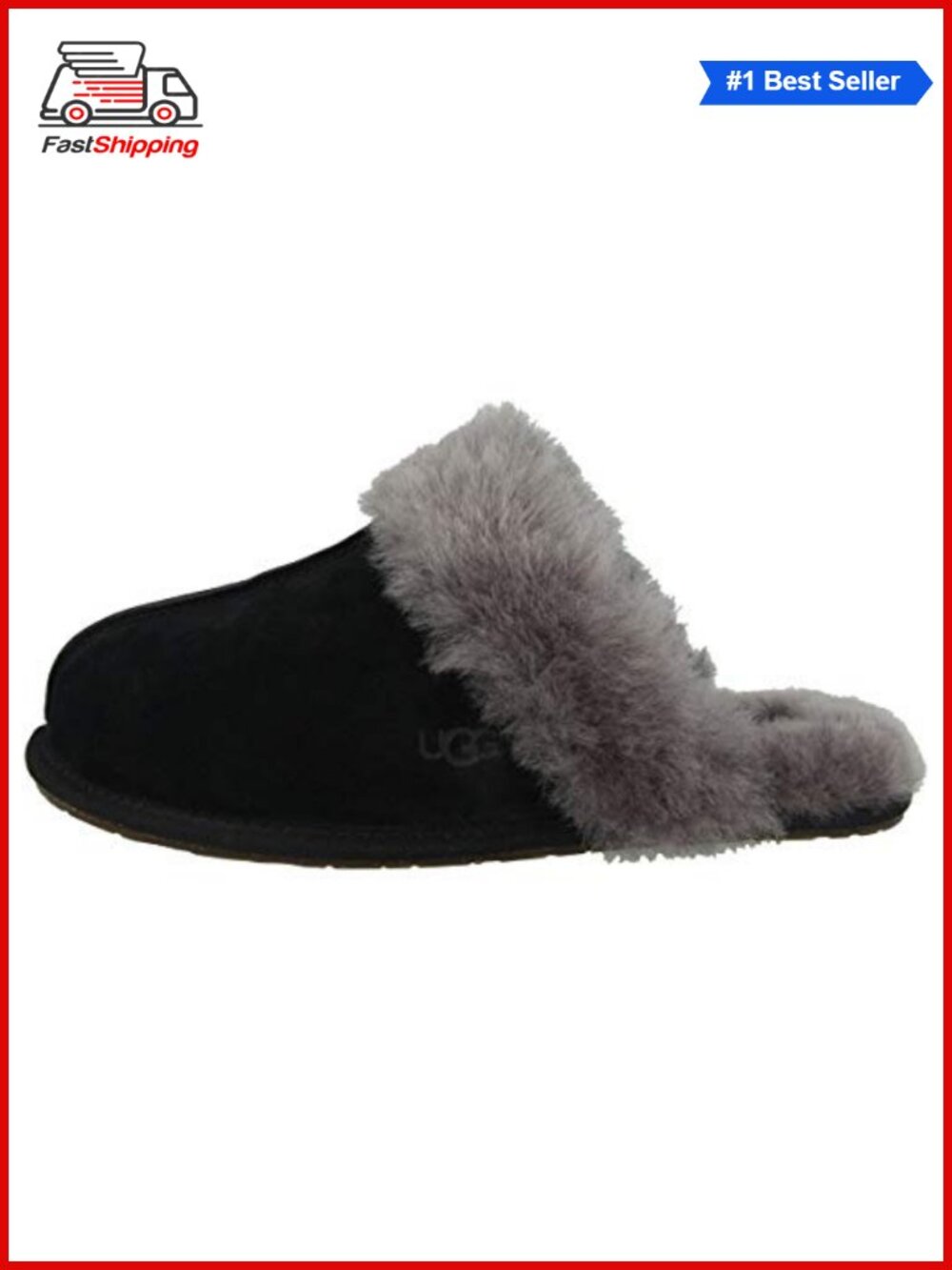 ✨ UGG Scuffette II Suede Slipper with Sheepskin Lining
